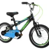 Salcano Wolf 16 Inch Wheel Kids Bike Black And Green 2 Salcano Wolf 16 Inch Wheel Kids Bike Black And Green -Shimano Bike Store wolf208